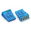 WAGO 890-1105 5 Pole 16A 4.4mm Socket without Strain Relief Blue
