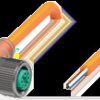 Sensor actuator cable, M12 cable socket, angled, A to open end, 4 pole, 1.5 m, POC, orange, 4 A, 224713