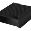 Aluminum enclosure kit, (L x W x H) 169 x 200 x 52 mm, black, IP65, 84416200.HMT1