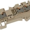 Złączka; na szynę DIN; DP4-TN; szary; sprężynowy; 0,2÷6mm2; 30A; 600V; 1 tor; 3; na szynę DIN TS35; Dinkle; RoHS
