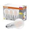 3PAK Żarówka LED E27 A60 7,5W = 75W 1055lm 2700K Ciepła 300 Filament OSRAM BASE