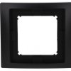 Simon Basic Ramka 1-krotna Neos do wersji bryzgoszczelnej IP44 z uszczelką czarny BMRC1B/49
