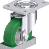 Blickle 890117 LH-ALST 125K-3-FS Rolka obrotowa z blachy stalowej Średnica koła: 125 mm Maksymalne obciążenie: 370 kg 1