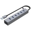 HUB USB 3.0 Y-3090-EU + ZASILACZ, 40 cm UNITEK