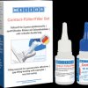 10063102 Cyanoacrylate adhesive set, Contact VA 8312 + filler, 20 g, clea