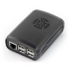Obudowa Raspberry Pi Model 3B+/3B/2B - czarna z wentylatorem