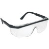 M9100 Wraparound Safety Specs - Clear Lenses - Black Frames