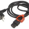 SCHAFFNER-814627 Kabel CEE 7/7 (E/F) wtyk kątowy, IEC C13 żeński 2m 10A