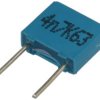Kondensator; poliestrowy; MKT; 4,7nF; 63V; 5%; 2,5x6,5x7,2mm; 5mm; luzem; -40...+85°C; RoHS