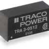 TracoPower TRA 3-0512 Przetwornica DC/DC, do PCB 5 V/DC 12 V/DC 250 mA 3 W Ilość wyjść: 1 x Content 1 szt.