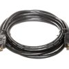 Kabel połączeniowy HDMI Highspeed 2.0 z Eth. GOLD Typ HDMI A/HDMI A, M/M czarny 2m AK-330107-020-S