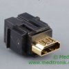 Moduł keystone gniazdo HDMI na gniazdo HDMI czarny