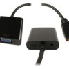 Adapter AV Męskie HDMI (1) na Żeńskie VGA (1)