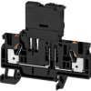 Fuse terminal block, 2 pole, 0.5-4.0 mm², 250 V, 6.3 A, 2434390000