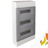 Rozdzielnica natynkowa 36 modułowa 3x12M drzwi transparentne IP40 SRn-36 3x12 N+PE 1.36 ELEKTRO-PLAST