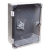 Obudowa 400x300x166mm IP65 z płytą montażową transparentna UNIbox Uni-1/T 43.11