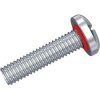 Flat head screw, slotted, M6, Ø 12 mm, 20 mm, steel, ISO 1580, 001.59.679