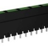 Dioda LED rzędowa 8 x zielony (D x S x W) 40.8 x 3.7 x 9 mm Signal Construct ZALS 082 ZALS 082