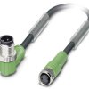 Kabel do czujników/elementów wykonawczych Phoenix Contact SAC-3P-M12MR/3,0-PUR/M 8FS 1668904, złącze żeńskie M8, proste,