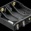 Holder for 4 Micro cells (AAA), solder tags