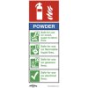 Worksafe SS52V1 Safety Sign Powder Fire Extinguisher - Self-Adhesive Vinyl