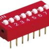 Przełącznik kodowy Diptronics DS-03V, 3-biegunowy, RM 2.54 mm, 100 mA/50 V/25 mA/24 V