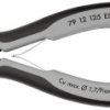 Szczypce Knipex długość 125 mm gr. cięcia: 1.7mm Nie Stal chromowana z łożyskami kulkowymi