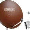 Schwaiger SPI9962SET5 Antena satelitarna bez odbiornika Ilość uczestników: 6 80 cm