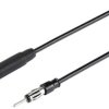 Renkforce 1 m Kabel przedłużający anteny samochodowej DIN 150 Ohm czarny RF-5087926