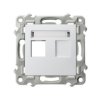 SZAFIR Obudowa gniazda pojedynczego typu Keystone prosta biały GPK-1Z/p/00 OSPEL