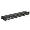 Value Patch Panel Kat.5E (Klasa D) 19, 24P, Ekranowany, Czarny