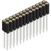 Socket header, 26 pole, pitch 2.54 mm, straight, BL 10 26