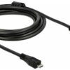 Delock Kabel USB USB 2.0 Złącze męskie USB-A, Złącze męskie USB Micro-B 3.00 m czarny 82336