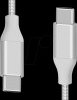 217086 Sync & charging cable, USB-C™ ->USB-C™, 1.5, silver
