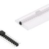 Pin header, 20 pole, pitch 2.54 mm, straight, black, SL12SMD03520ZBSM