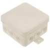 Puszka instalacyjna natynkowa typu KLIK 85x85x41mm hermetyczna IP54 biała ViPlast