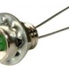 Lampka kontrolna do montażu panelowego 2V dc, zielona 6.5mm LED Chrom RS PRO