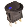 Przełącznik 16mm 20A 12V + LED niebieski P081