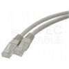 Patchcord UTP kat.6 kabel sieciowy LAN 2x RJ45 linka szary 0,25m securityNET