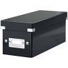 Leitz 6041-00-95 Click & Store CD Storage Box Laminated Cardboard Black 30 CDs