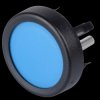 1241.1113.7094 Button, front mounting, 1-pin, max. 48 V DC, blue