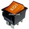 Przełącznik koł. ON/OFF/ON IRS-203 12V szer. żółty