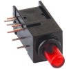 Mentor 1844.2332 FEL Push Switch with LED THT R-R with LED