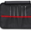 Zestaw pincet z tworzywa sztucznego ESD 5-częściowy KNIPEX 92 00 05 ESD