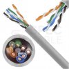 Kabel sieciowy U/UTP kat.6 skrętka 4x2x0,54mm wewnętrzny Eca PVC szary Bitner BiTLAN