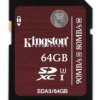 Karta pamięci Kingston SDXC 64GB class 10 UHS-I U3 - 80/90MB/s