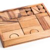Natural Wooden Building Block Set