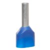 Końcówka tulejkowa podwójna izolowana /niebieska/ TV 2,5-10 /100szt./