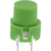 TruComponents 782740 Keyboard ,PCB Mount,Off/(On),D6,Green