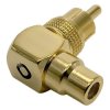 Oehlbach D1C4011 Sound-AD 90 RCA adapter angled plug socket Car Hi-Fi